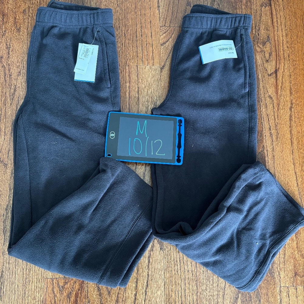 NWT Boys Old Navy Fleece Pants Size 10/12 Medium